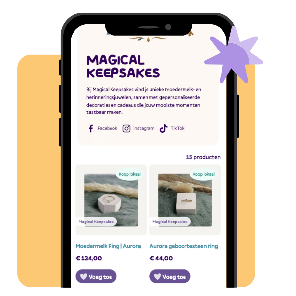 Partner Portal - Magical Keepsakes merkpagina v2